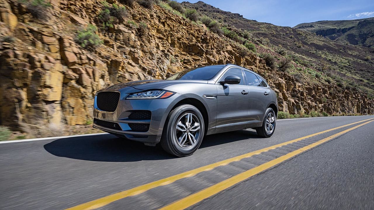 image of a sports SUV wearing the Bridgestone WeatherTech tires