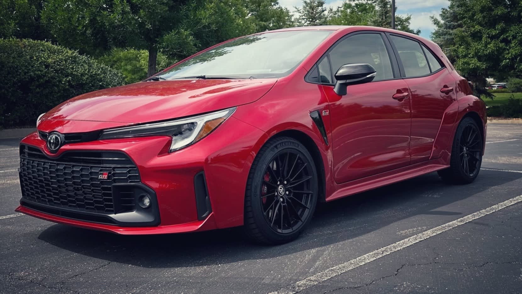 exterior of the 2023 Toyota GR Corolla