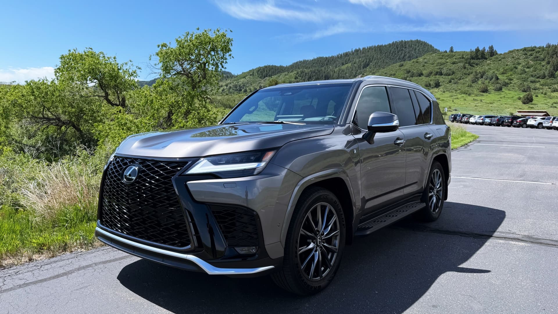 Exterior image of a 2025 Lexus LX 700h