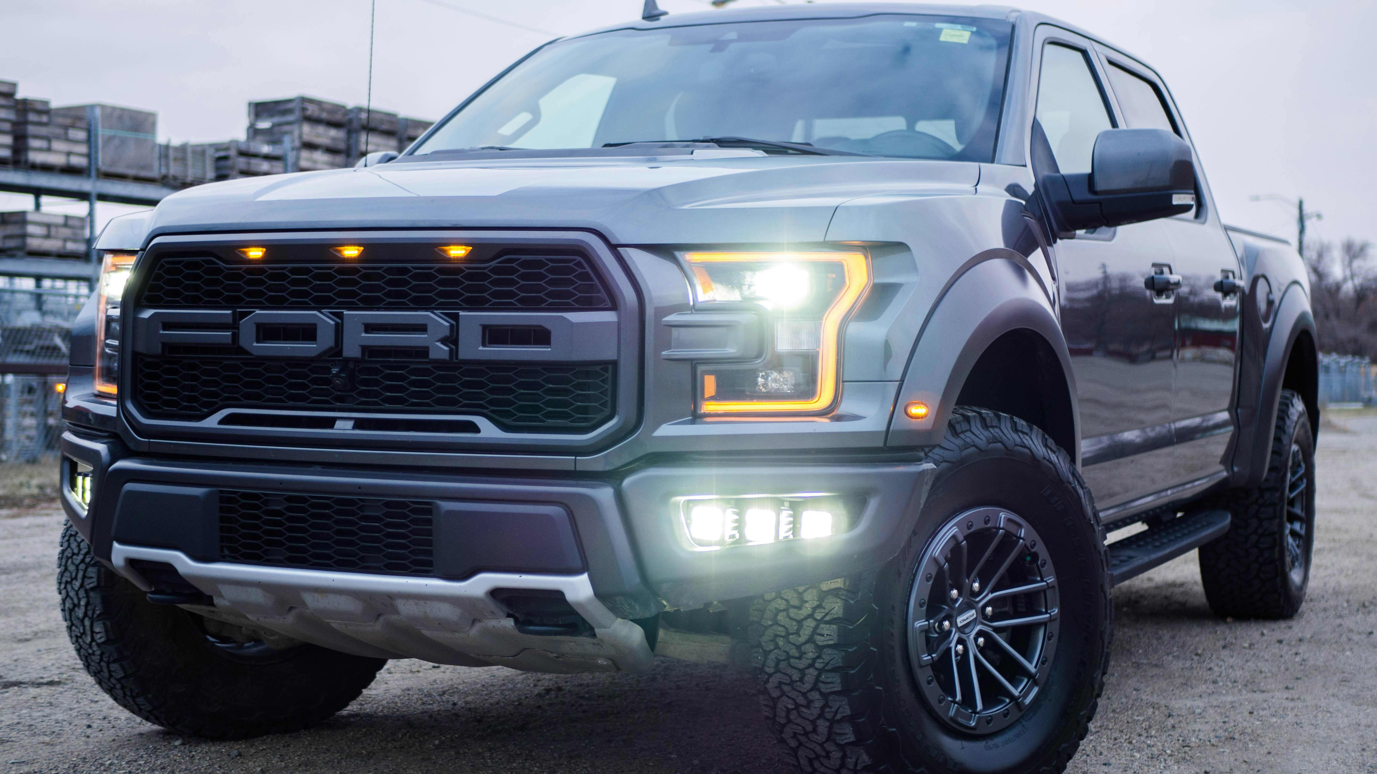 image of a FORD f150 with extra lights