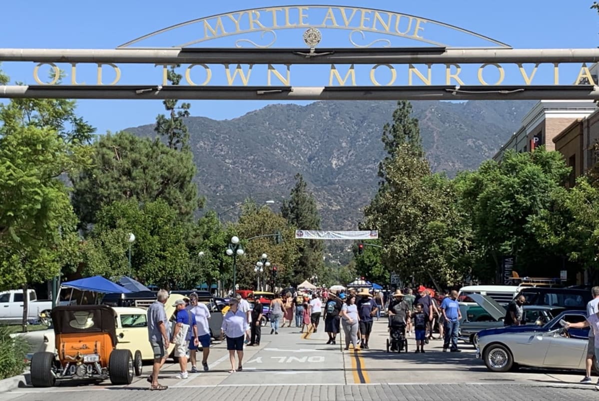 The 29th Annual Old Town Monrovia Car Show, hosted by Street Rods Forever. Photo by Roy Nakano