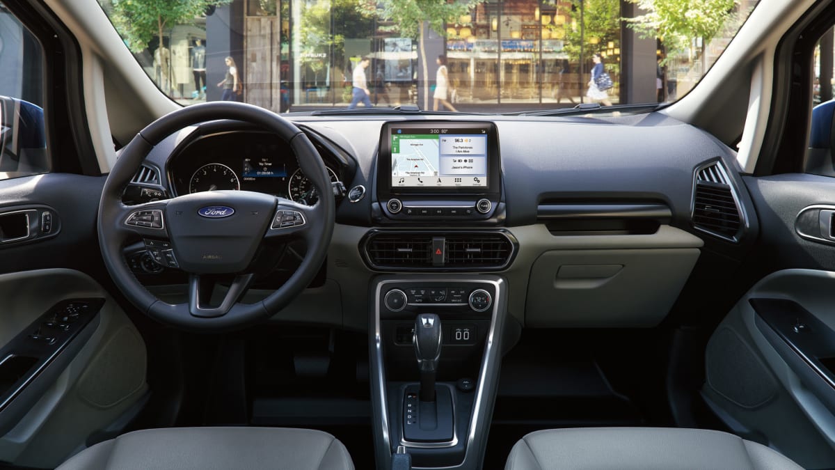 Ford EcoSport Titanium interior (FoMoCo photo)