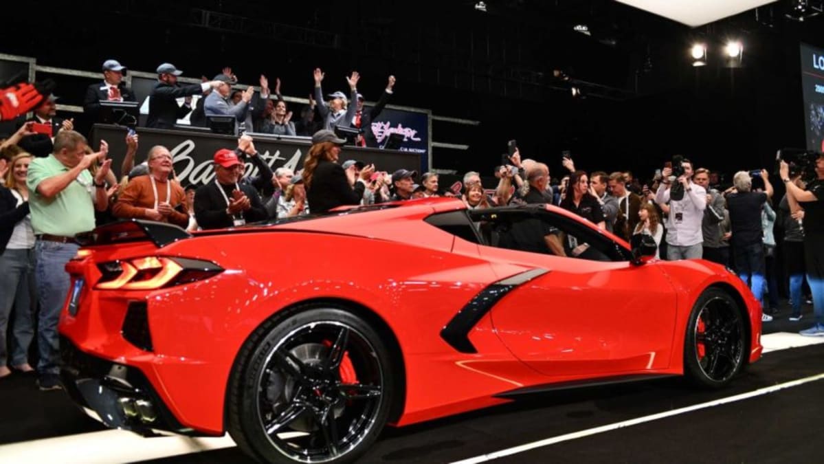 2020 Chevy Corvette Stingray VIN 001 sells for $3 Million