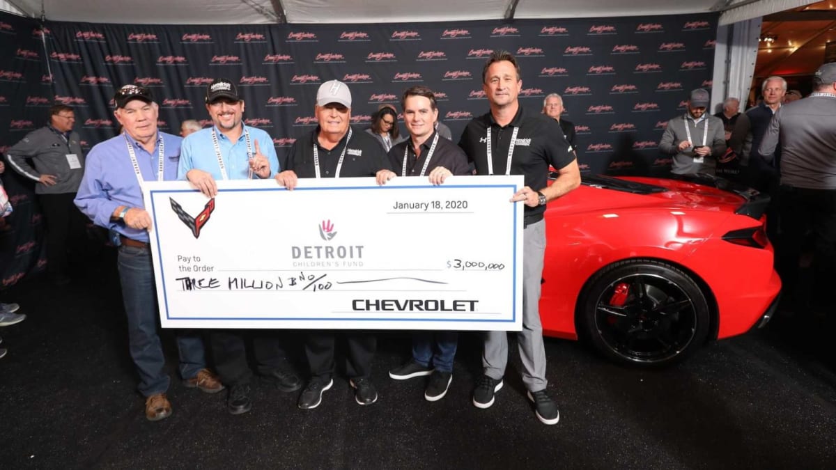 2020 Chevy Corvette Stingray VIN 001 sells for $3 Million