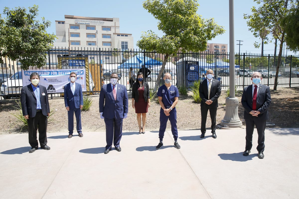 Hyundai Hope On Wheels donates $100,000 to Boyle Heights COVID-19 testing center.