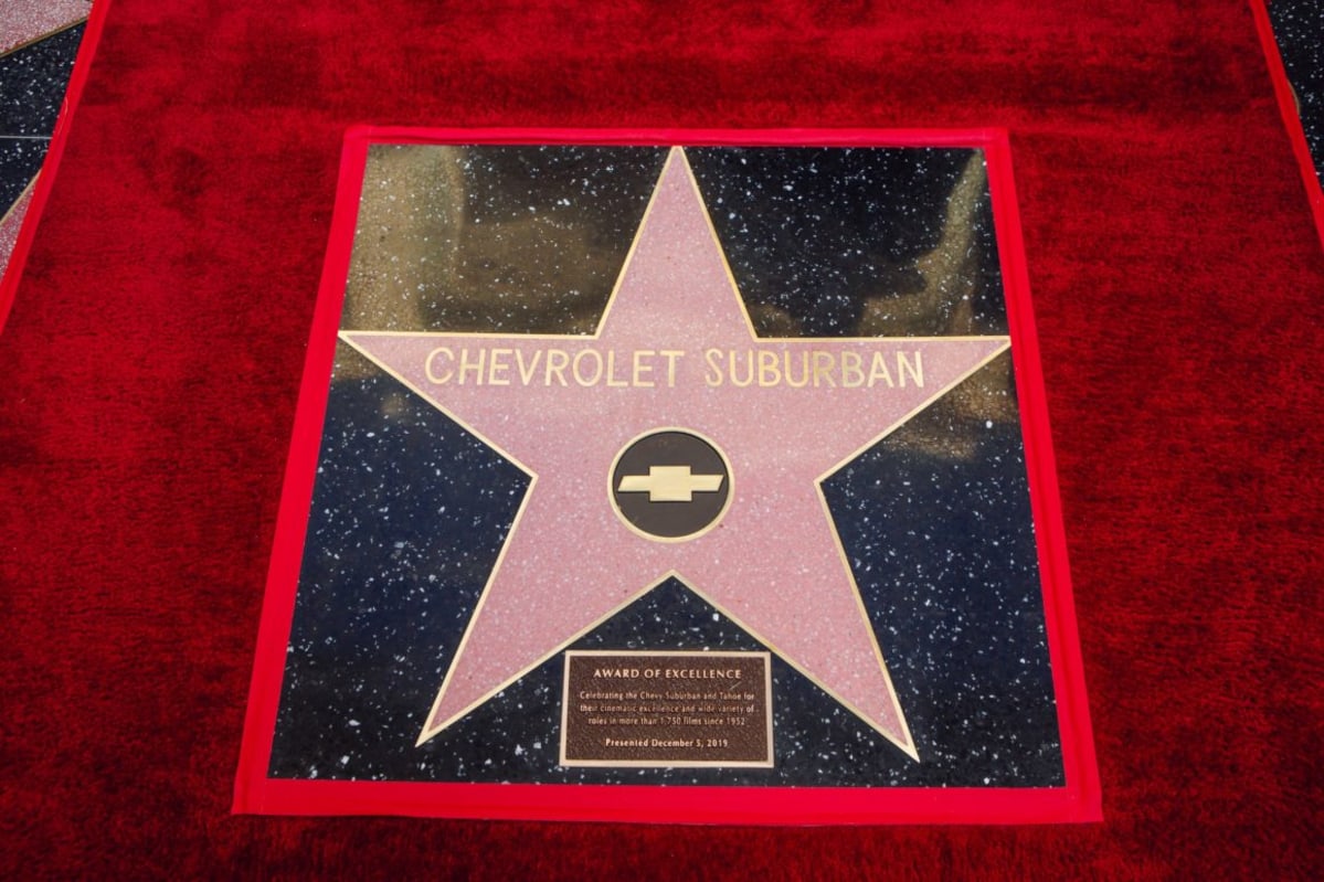 Chevrolet Suburban Receives Hollywood Star