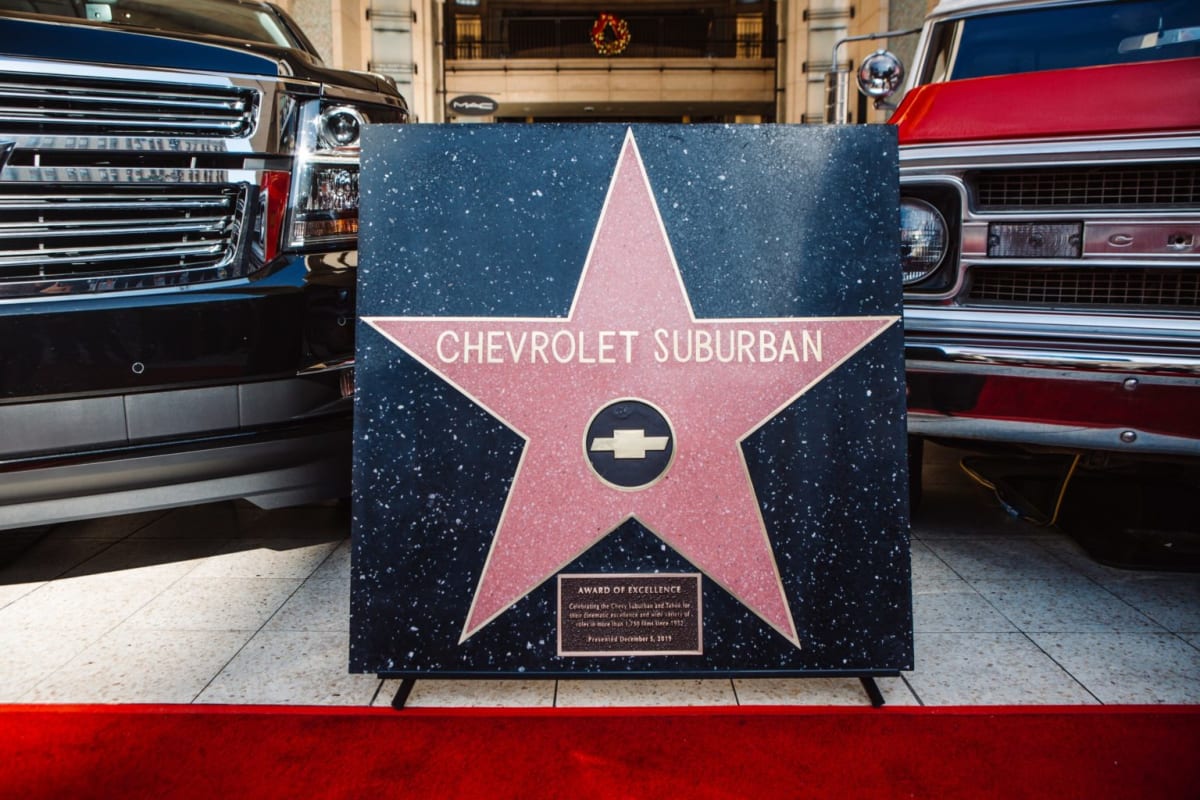 Chevrolet Suburban Receives Hollywood Star