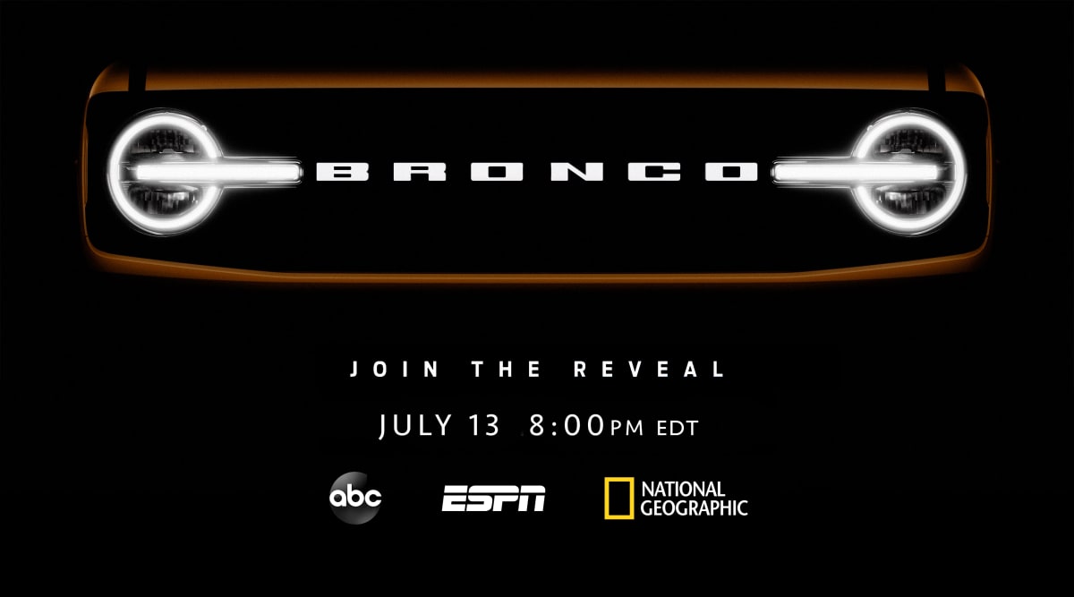 Ford Bronco reveal information