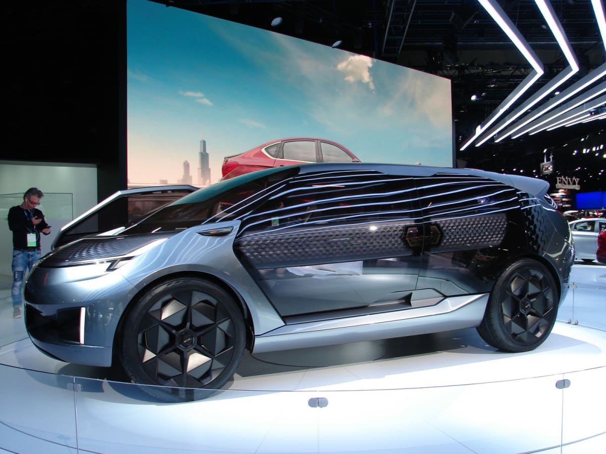 China’s Guangzhou Automobile Group (GAC) unveiled the seven-passenger En-tranze Concept EV (Mark Dapoz)