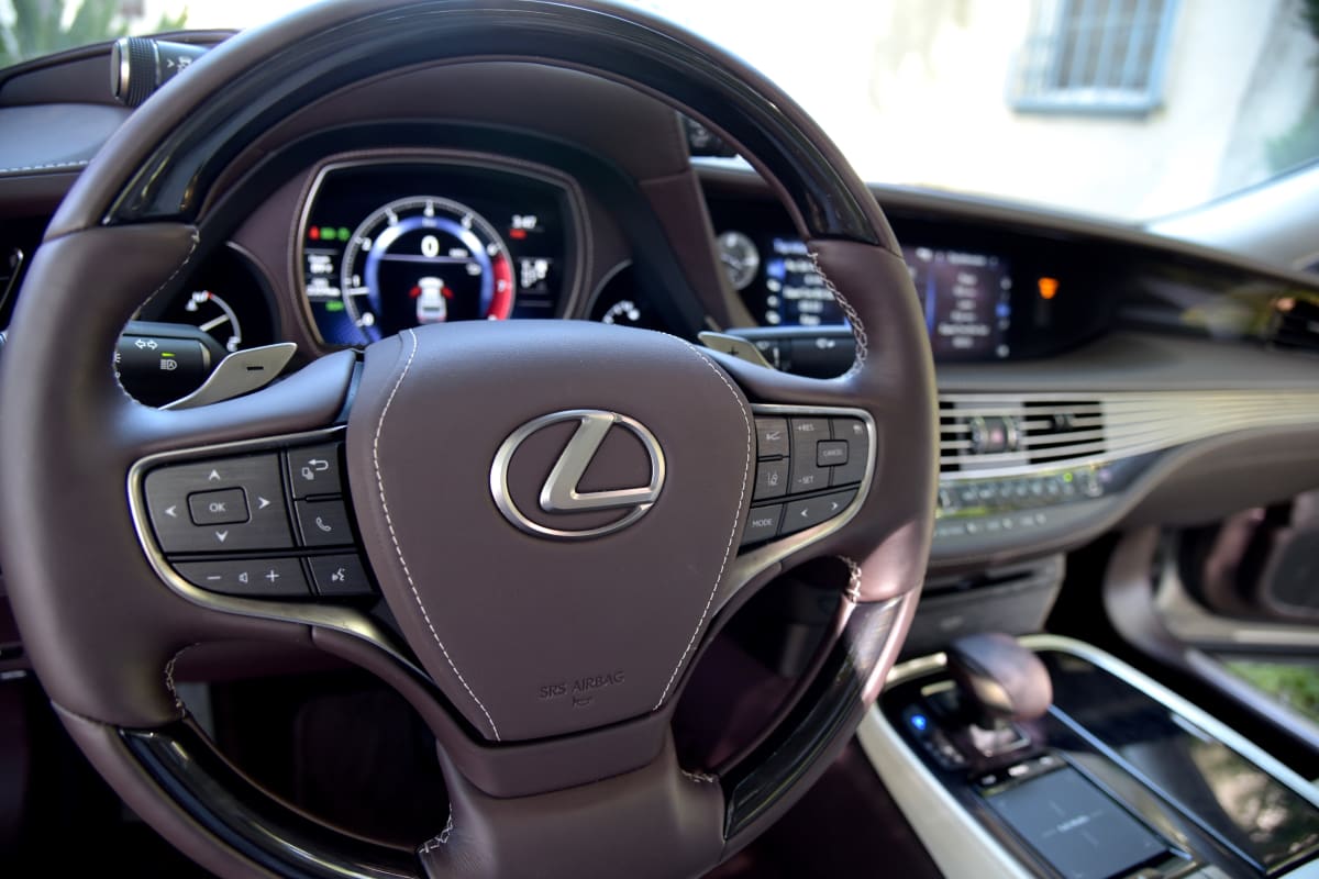 The steering wheel feels solid and has plenty of functions.