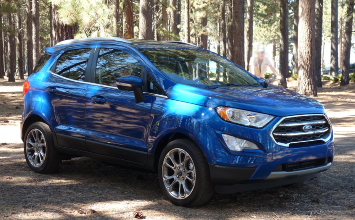 Ford Ecosport Titanium in the Tahoe wilderness