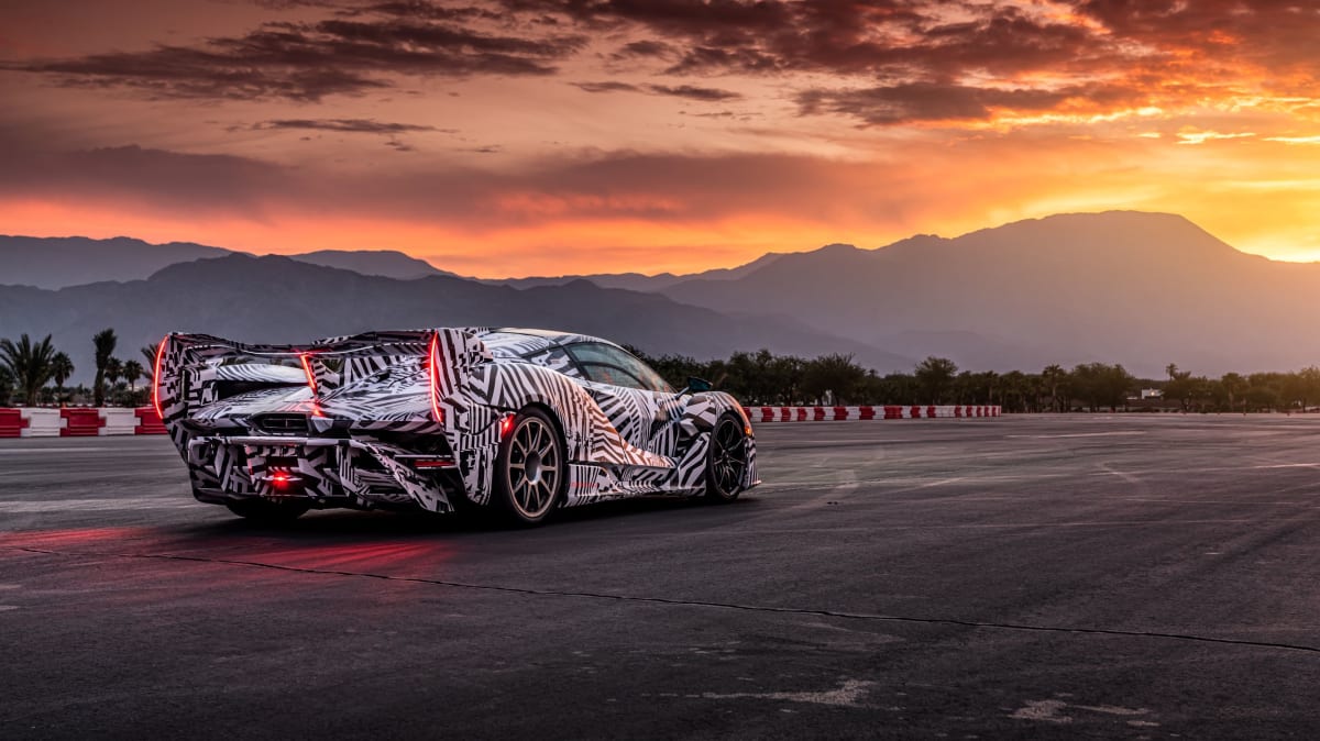 The McLaren Sabre with the spy design