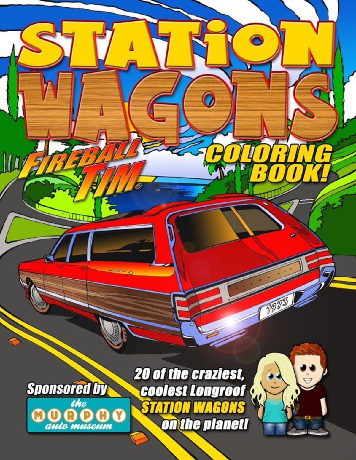 Station Wagons Coloring Book