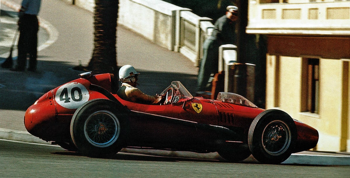 red formula 1 race car ferrari monaco