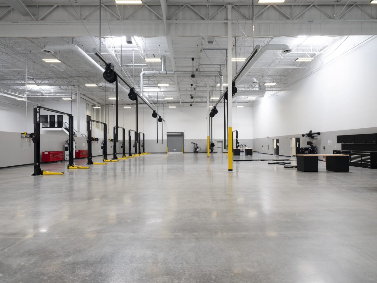 Volkswagen Group's new Oxnard Engineering Campus boasts large visitor workshops