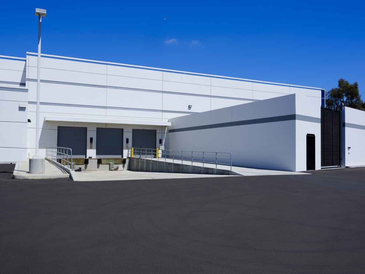 Volkswagen Group's new Oxnard Engineering Campus shipping and receiving docks