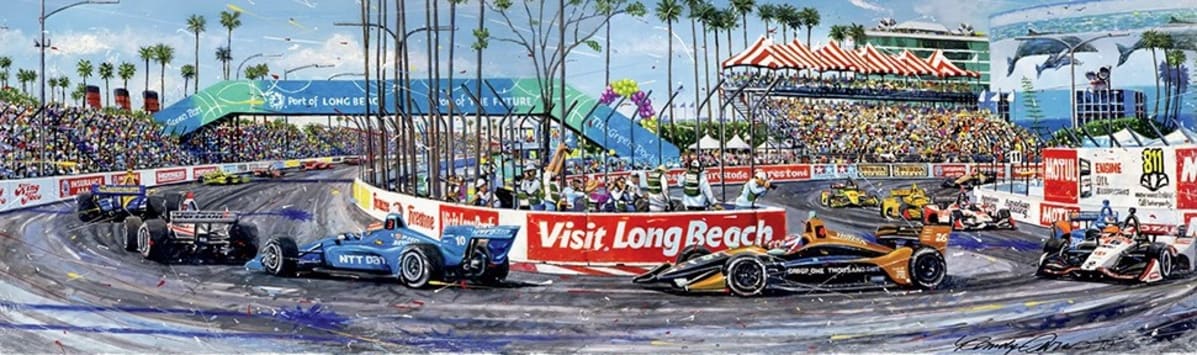 Acura Grand Prix Long Beach poster. Photo courtesy of GPALB