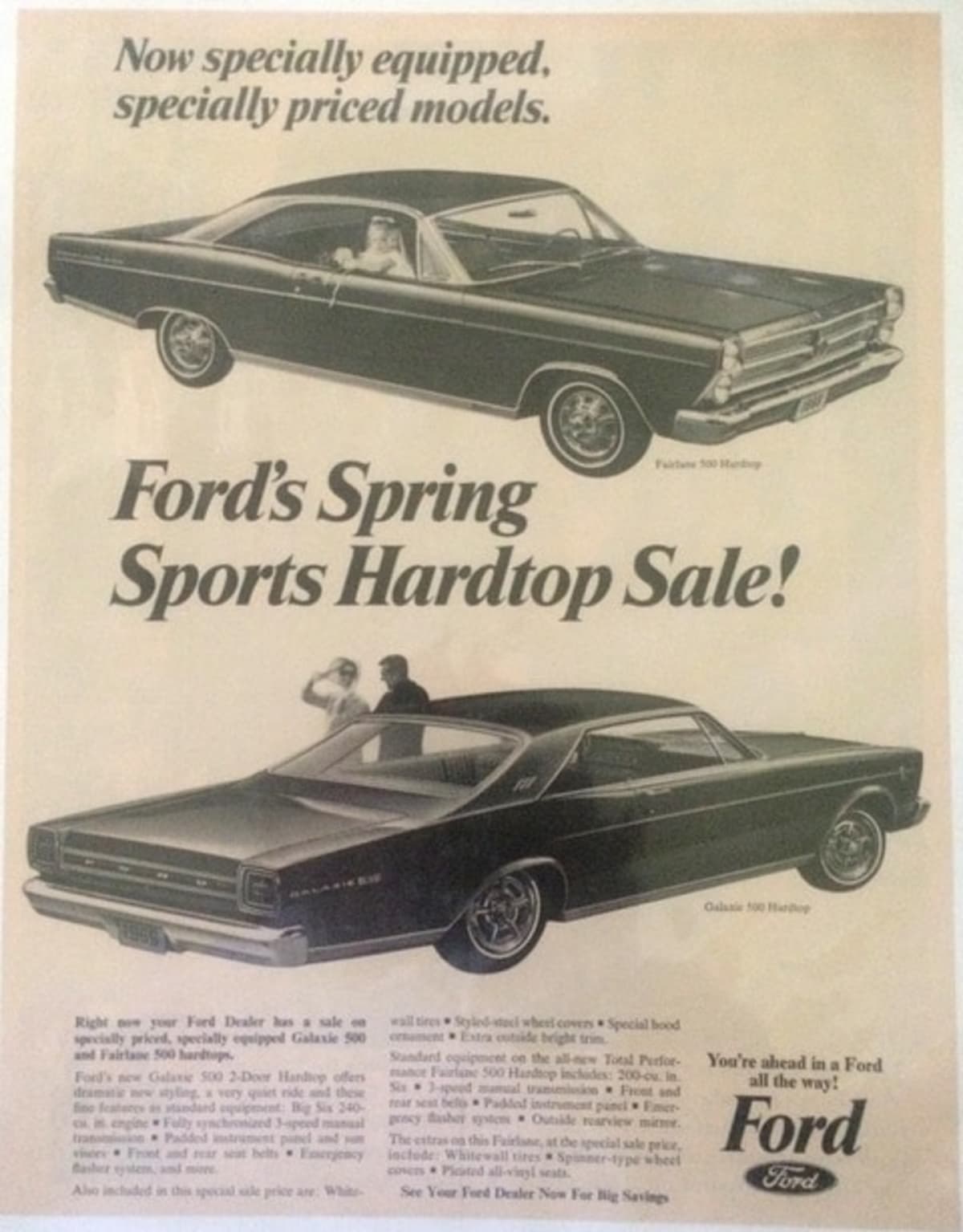 Ford Galaxie Advertisement