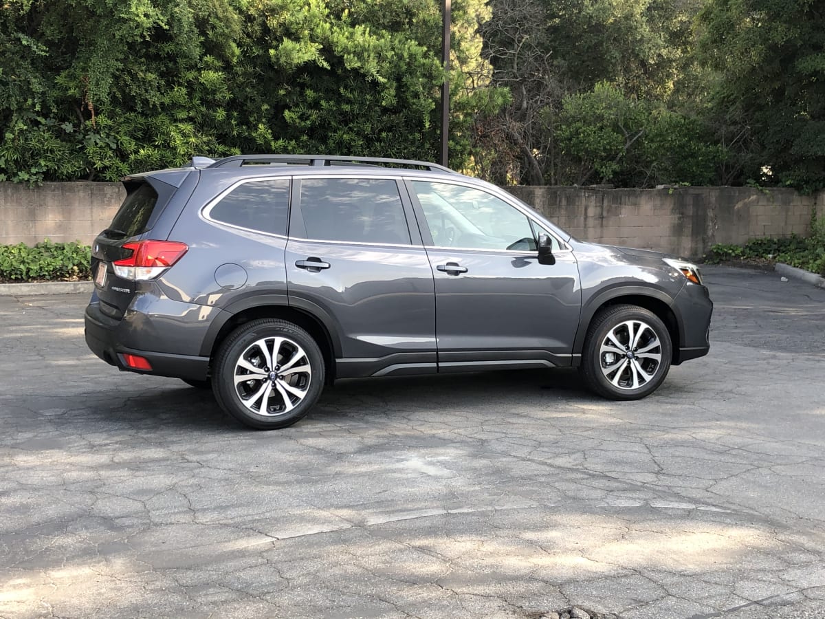 grey car suv subaru forester family car 2020 Subaru Forester Limited