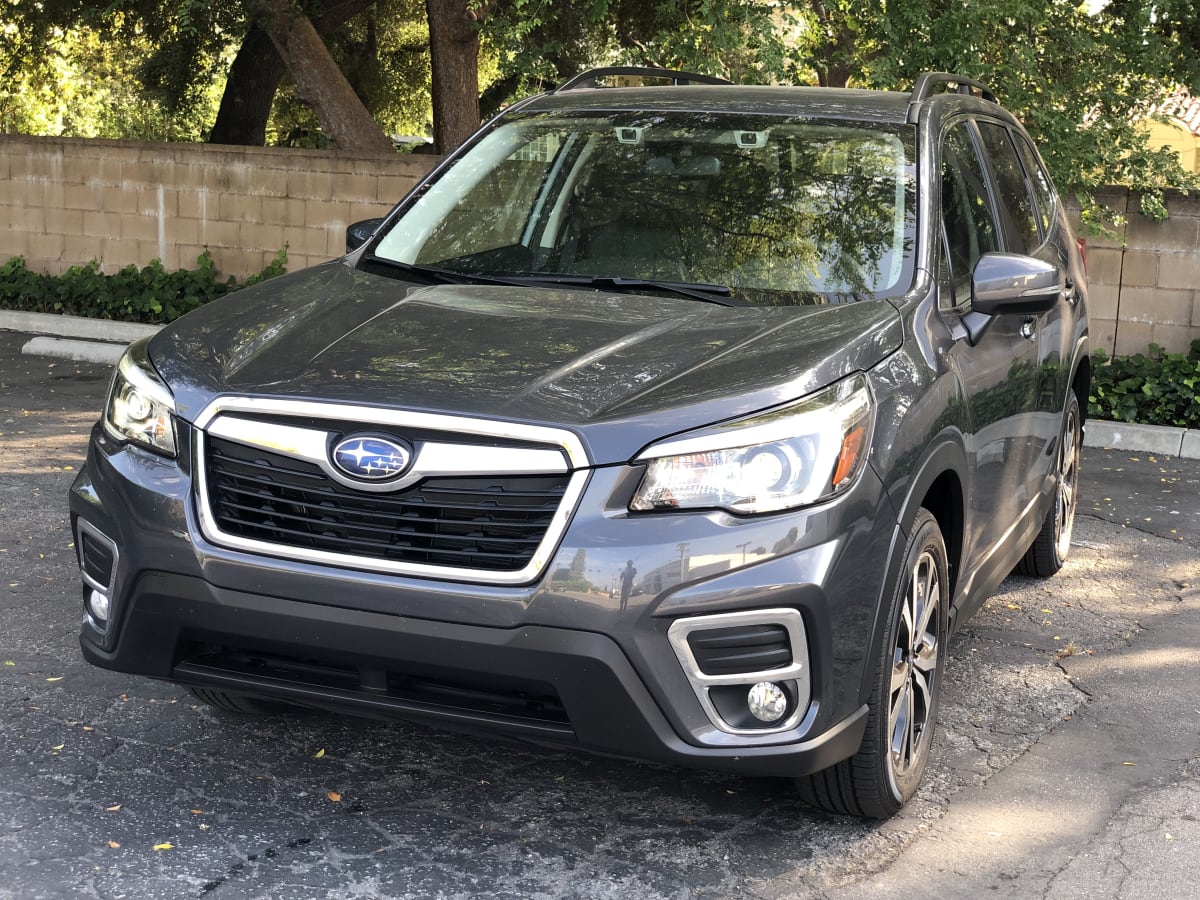 grey car suv subaru forester family car 2020 Subaru Forester Limited