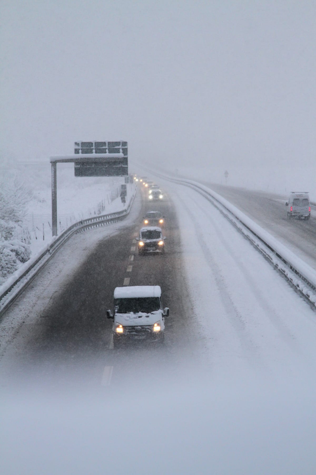 Give yourself plenty of room between you and the car ahead. Photo by Julian Wirth.