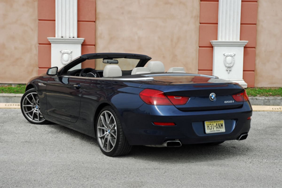 1-2012 BMW 650ii Convertible Beauty Rear Done Small