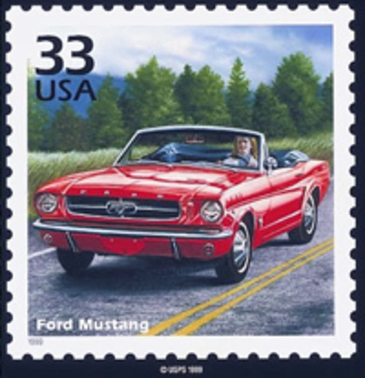 Ford Mustang Stamp