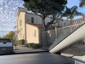 St Mary’s Episcopal Church in Los Angeles’ Koreatown provided housing in 1945-46 to Japanese Americans uprooted by Executive Order 9066. Photograph by Roy Nakano
