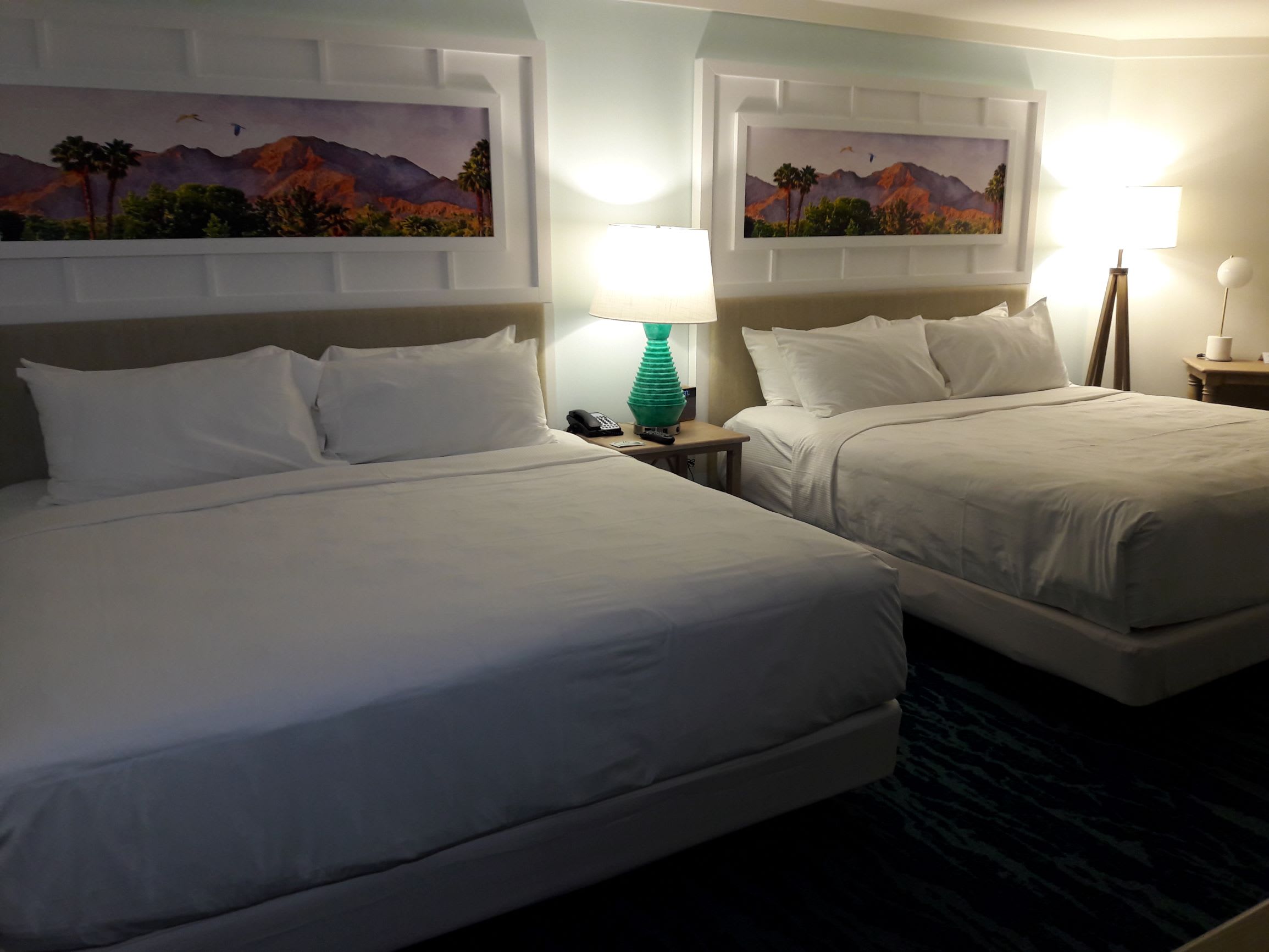 The rooms are pricey, but very spacious and comfortable.