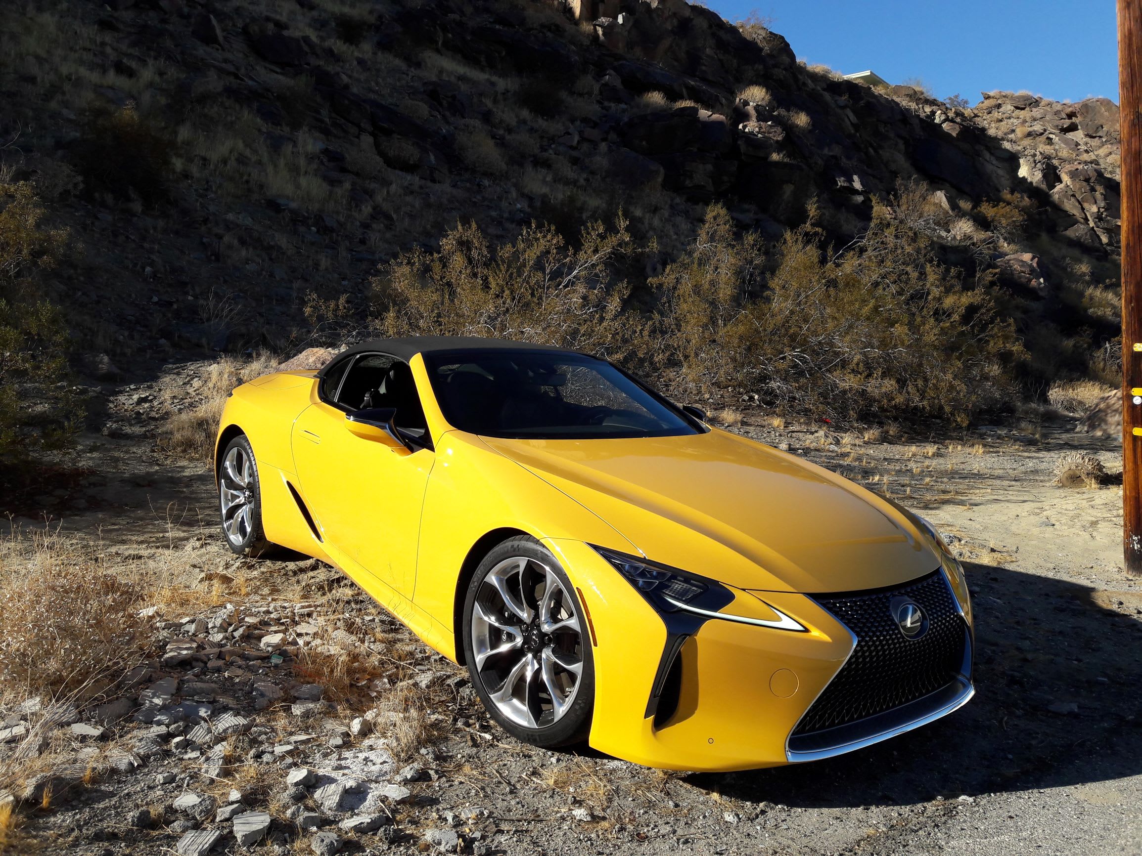 The Lexus LC500 looks sharp from any angle.