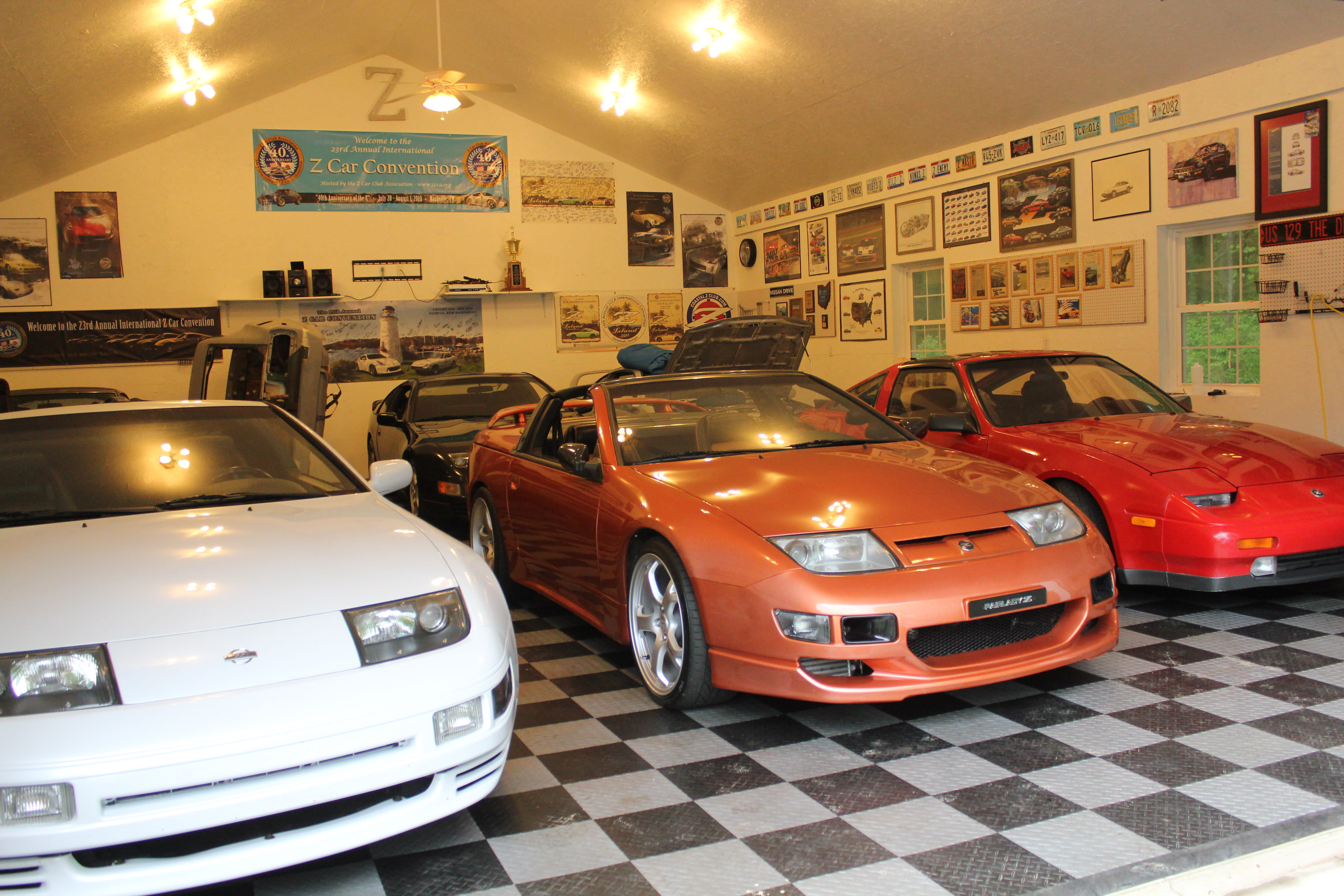 Mr. Karl's Z garage has grown to 10 cars