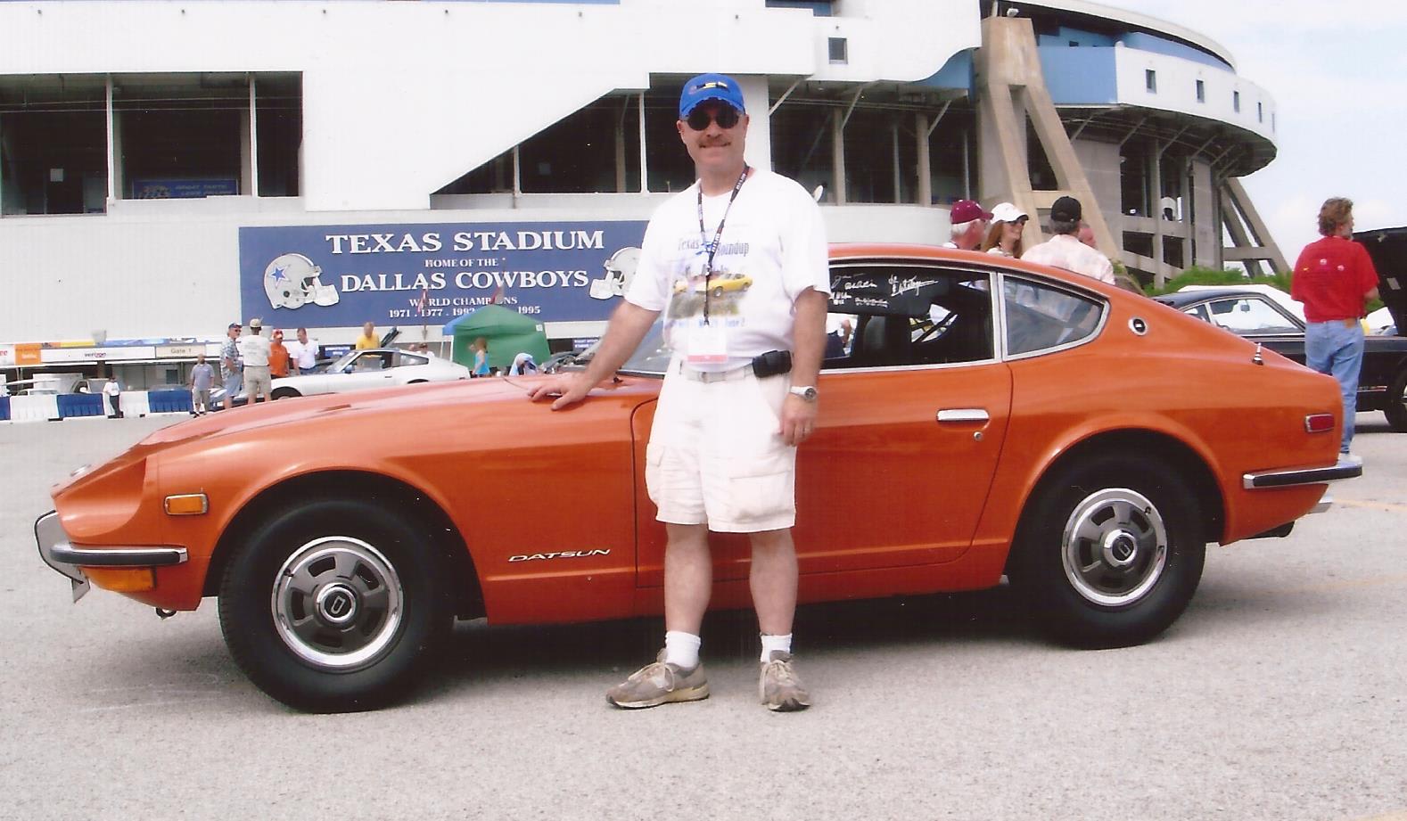 The author with his 1971 Datsun 240Z at a Z Convention in Texas.