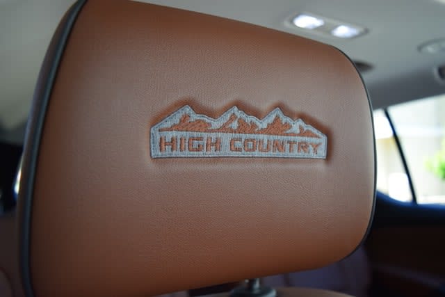 closeup of the headrest in a 2020 Chevrolet Traverse High Country AWD