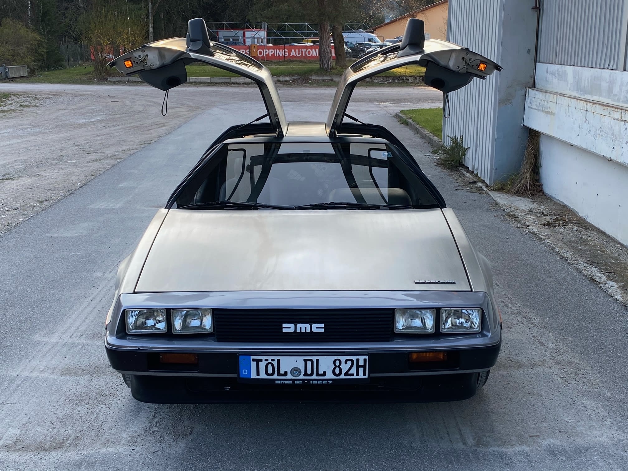 the author's Delorean