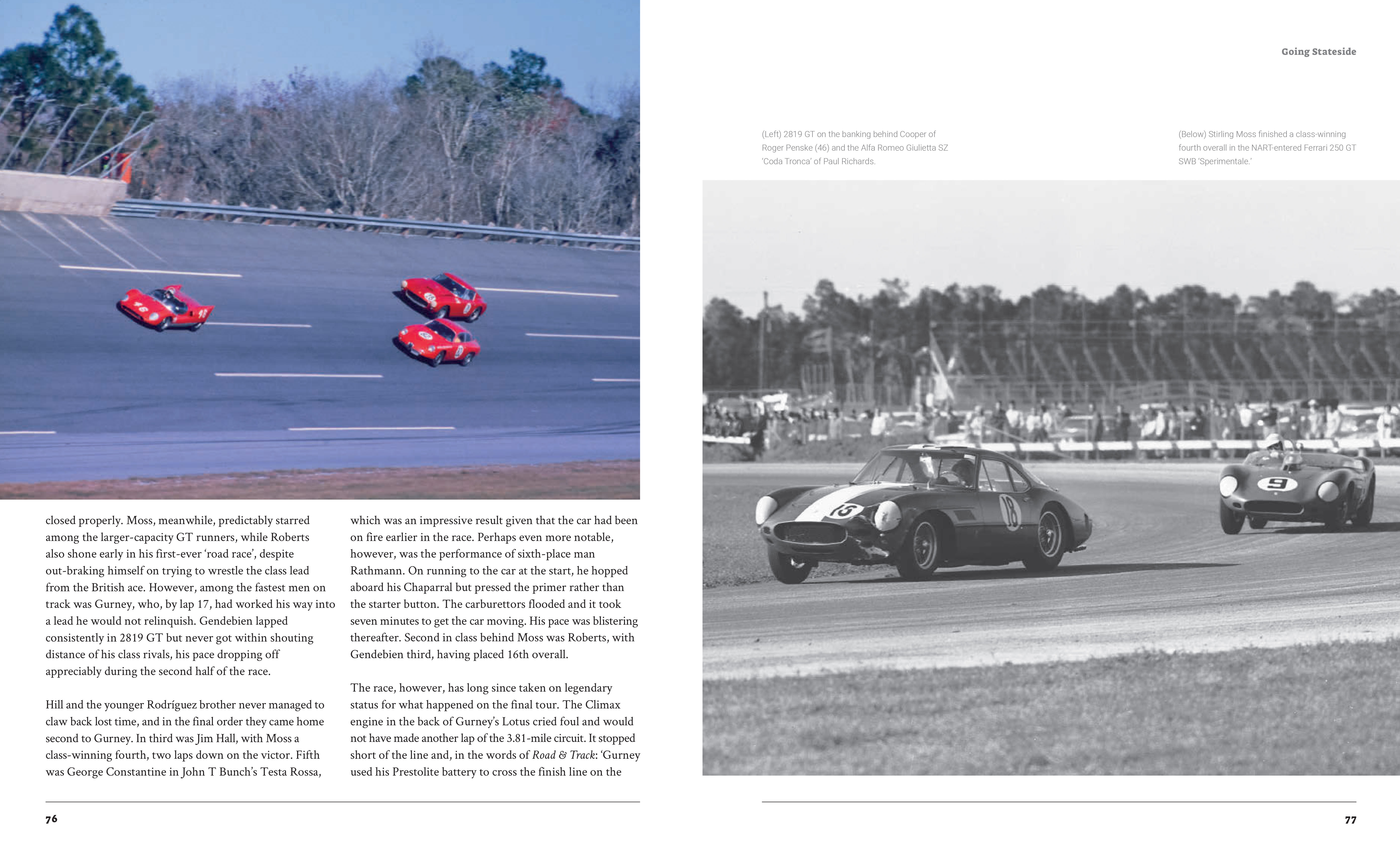 pages 76 and 77 from the book "Breadvan - A Ferrari To Beat The GTO"