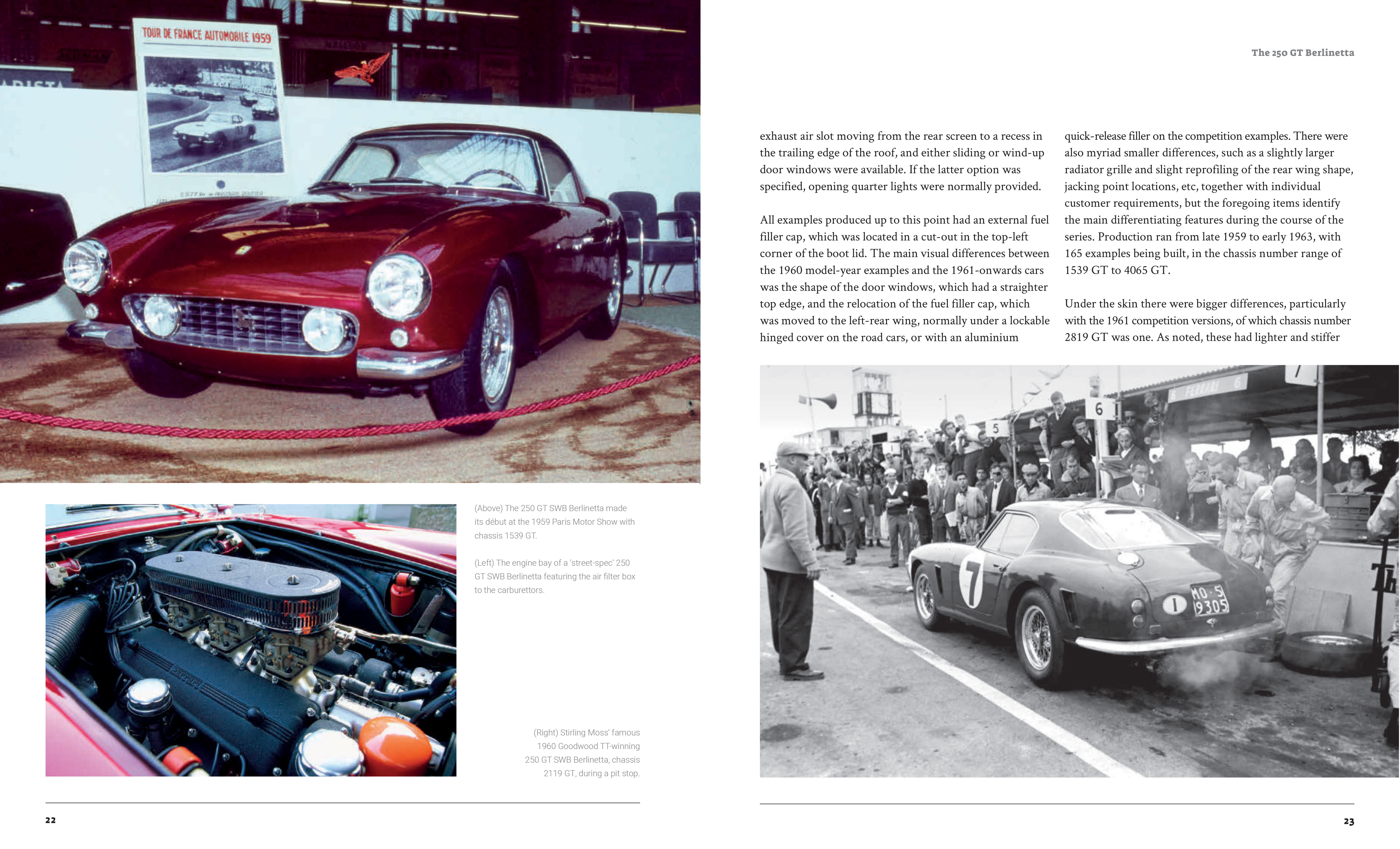 pages 22 and 23 from the book "Breadvan - A Ferrari To Beat The GTO"