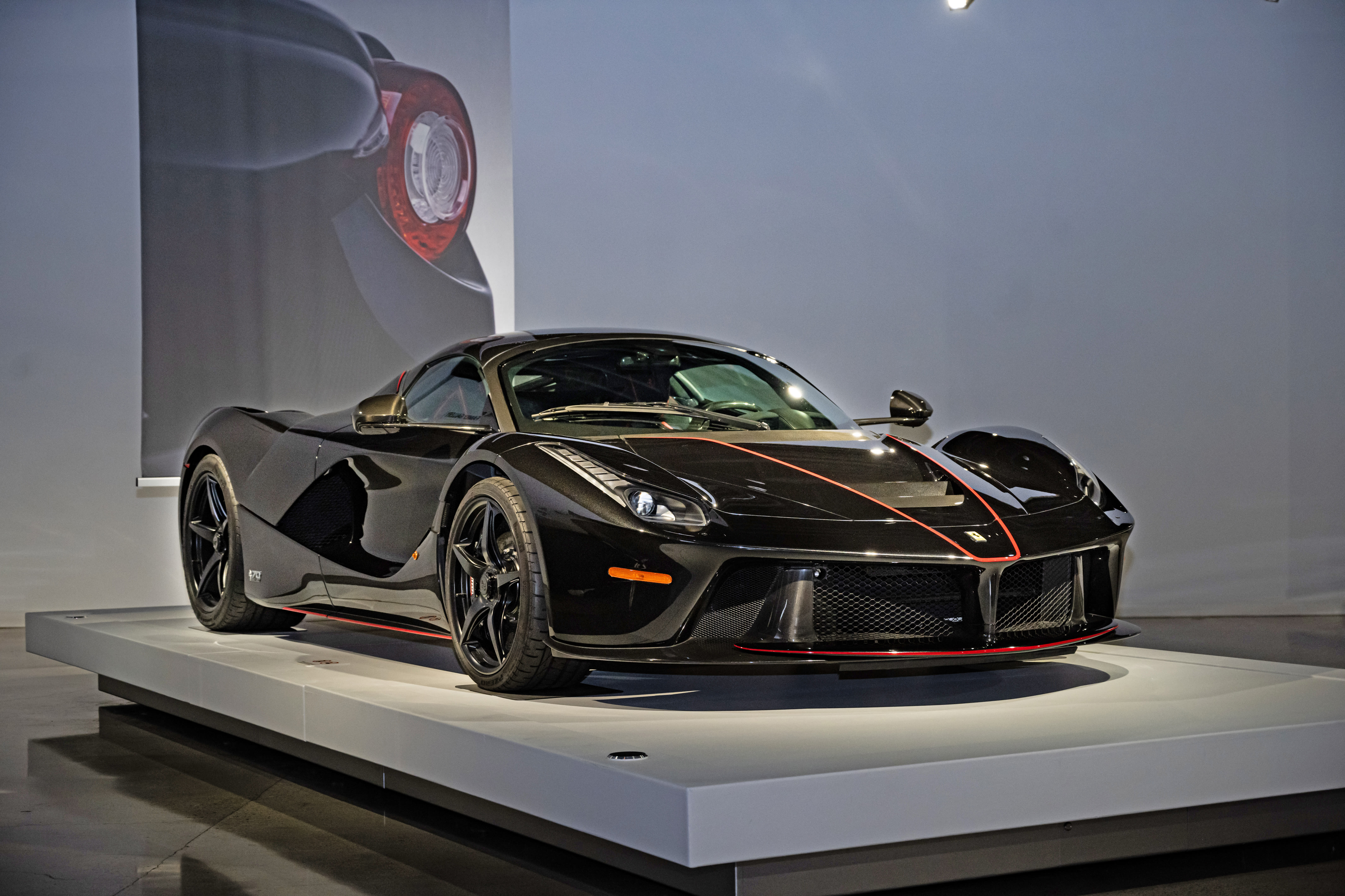 Ferrari on display at The Petersen in Los Angeles.