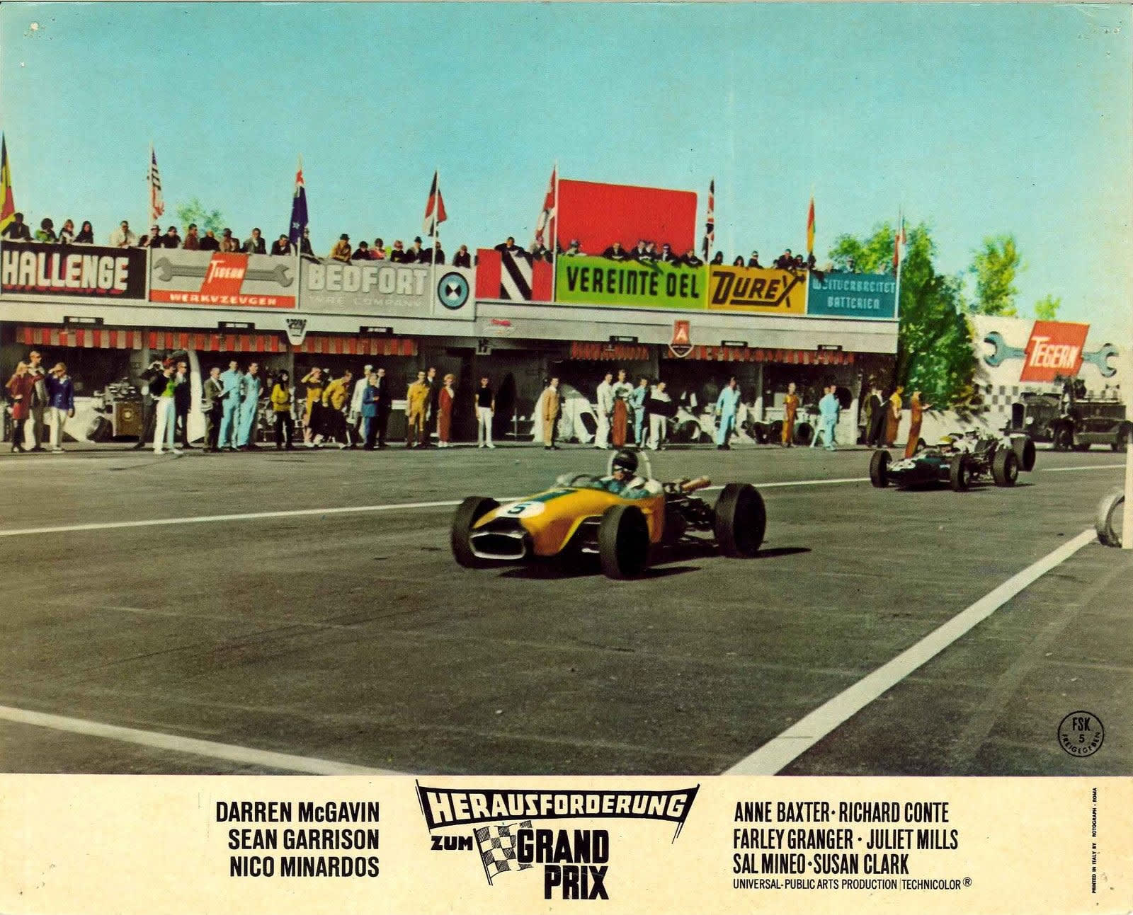 Doug Stokes' car on the movie poster for The Big Prize