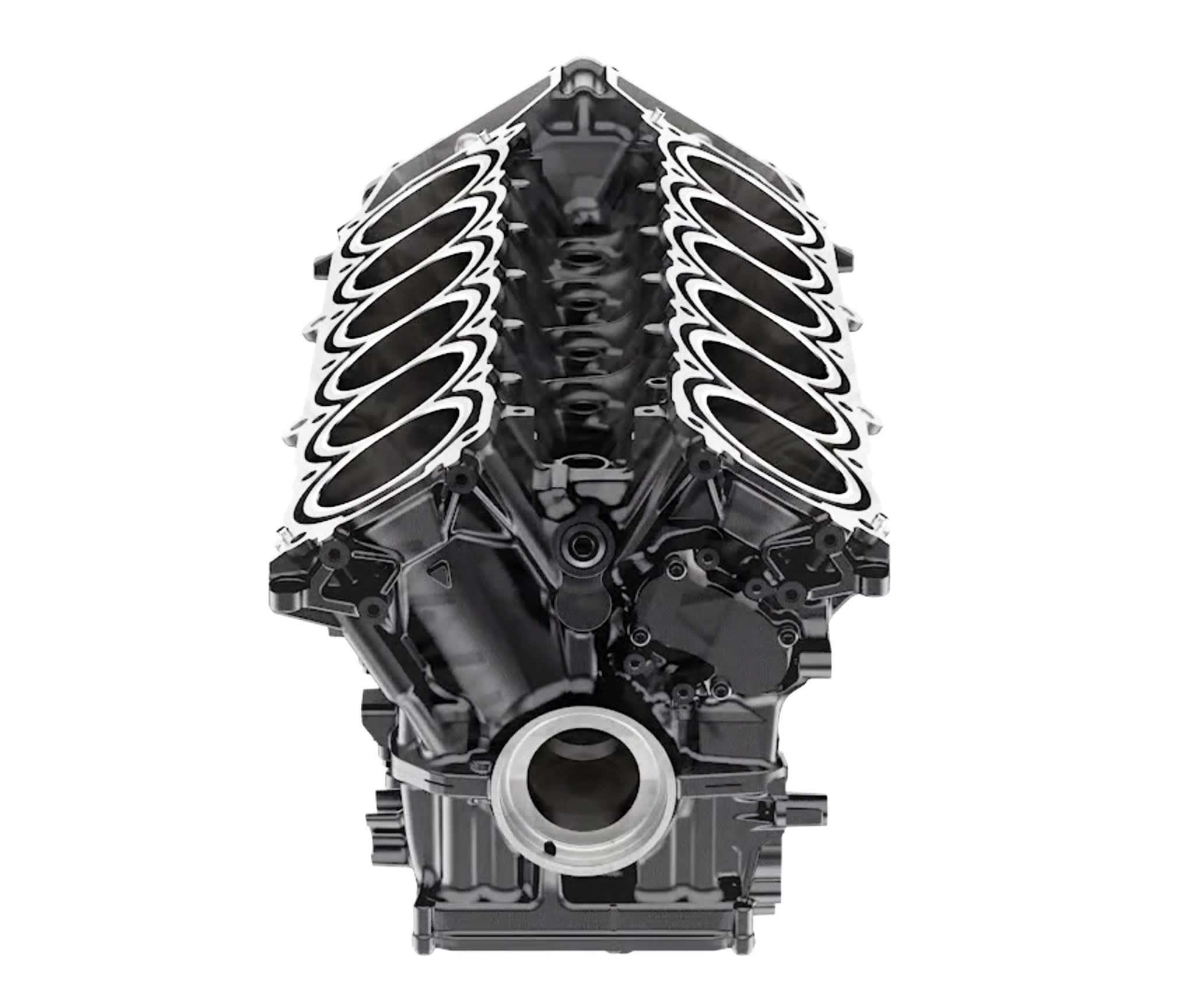 Mercury Marine 7.6L V12 engine Block