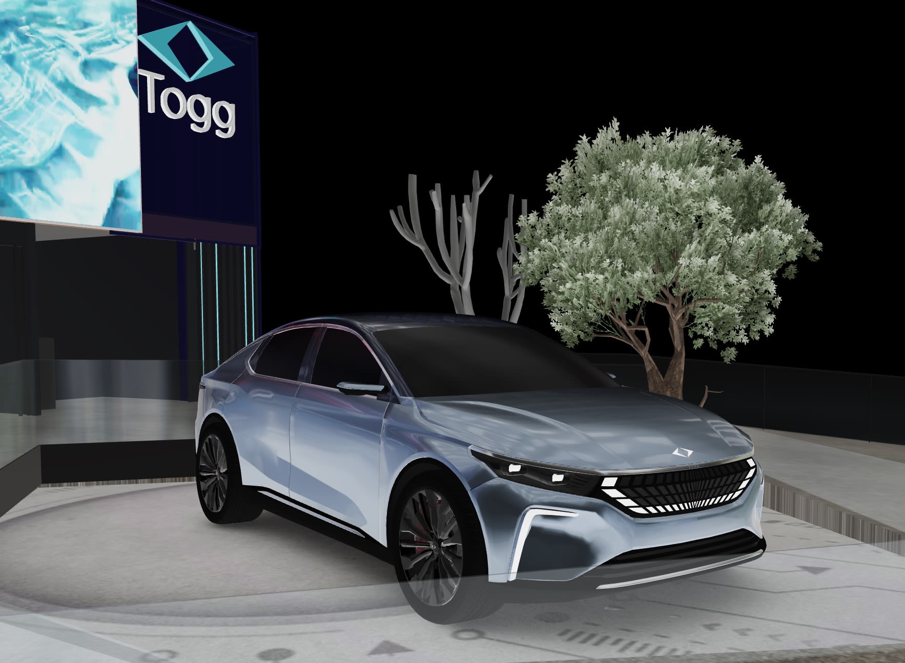 The Togg Sedan concept car