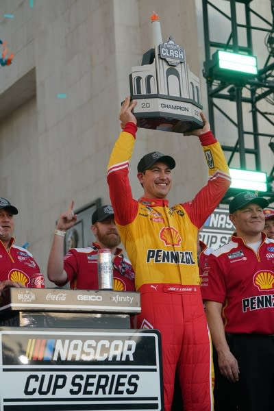 winner of the NASCAR Busch at the Coliseum