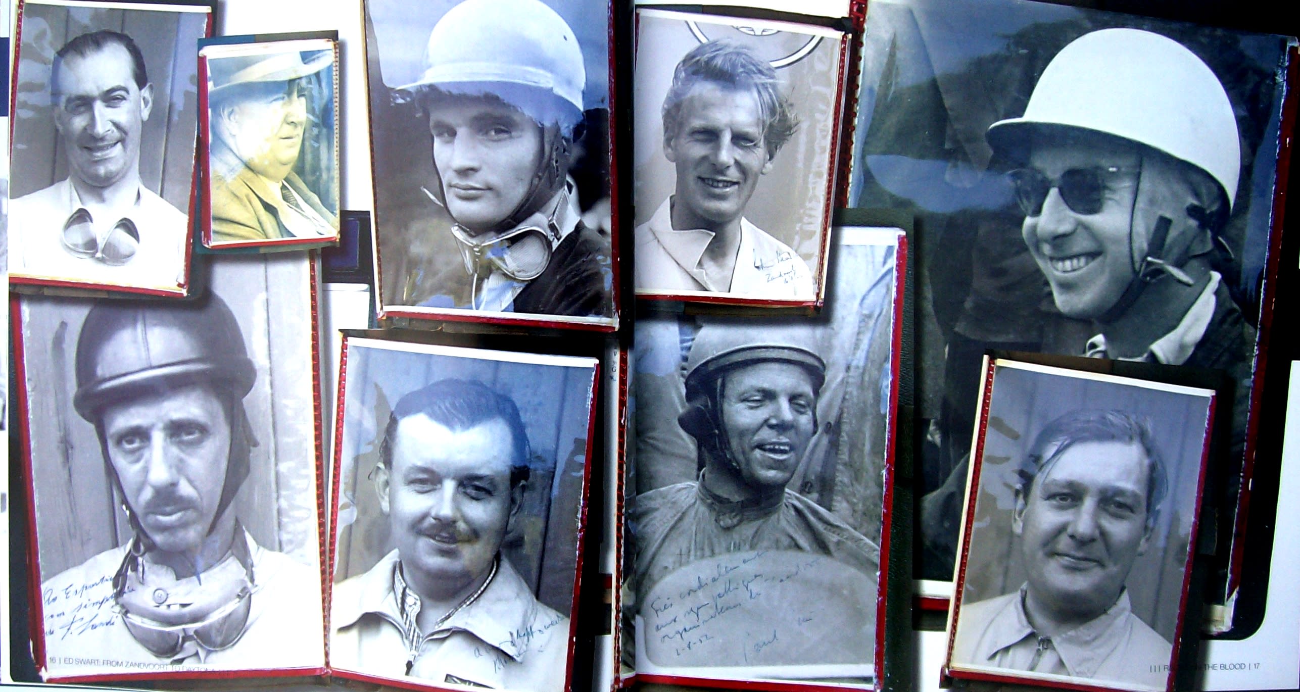 images from Ed Swart's autobiography - featuring other racers from the times.
