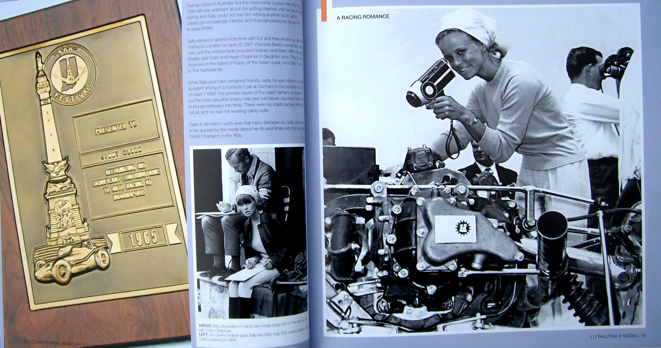 image from Ed Swart's autobiography, featuring his wife Sally.