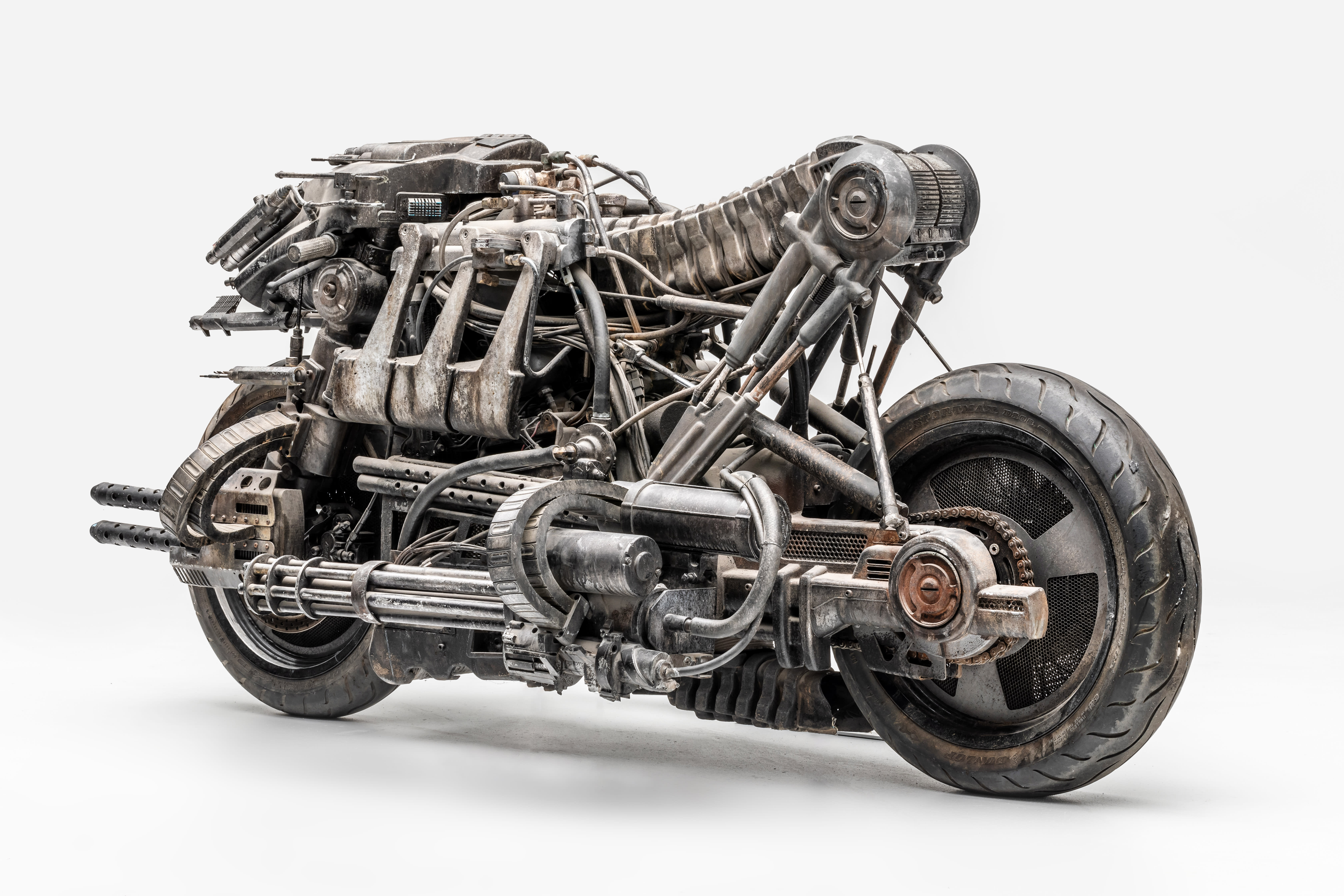 the motorcycle dubbed MotoTerminator from the movie Terminator 2