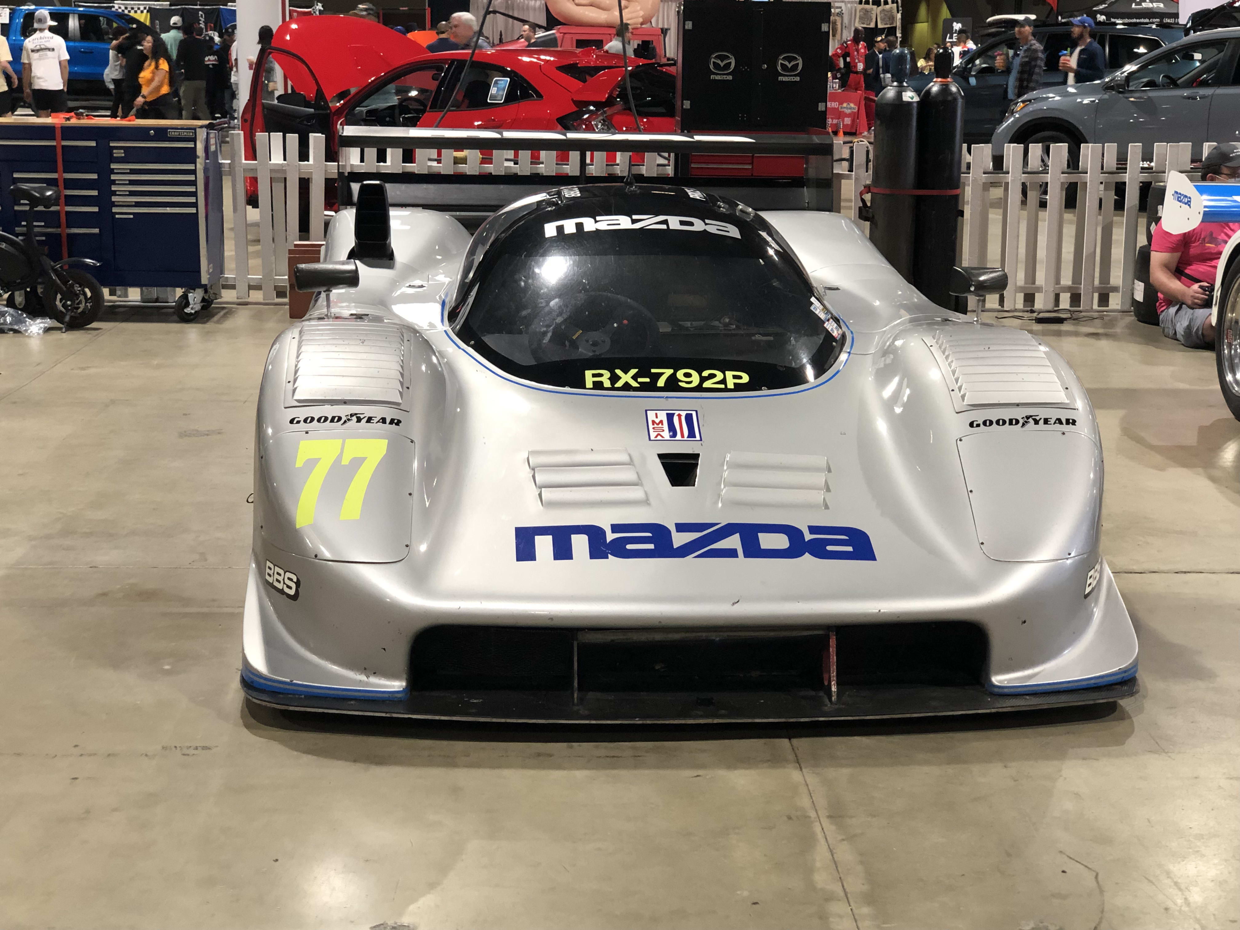 race car on display at the 2022 Acura Grand Prix of Long Beach