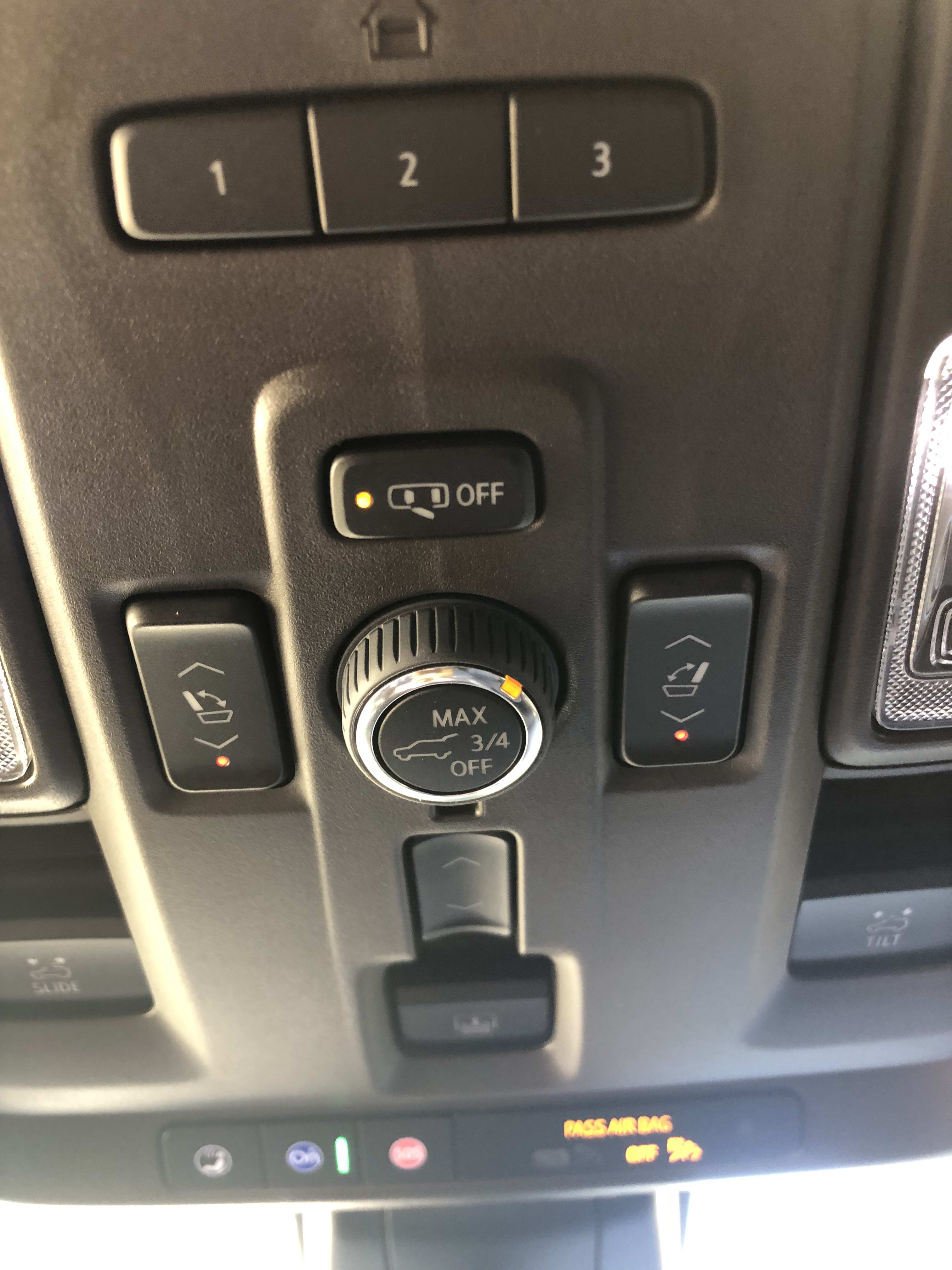 the overhead console in the 2022 GMC Yukon XL Denali