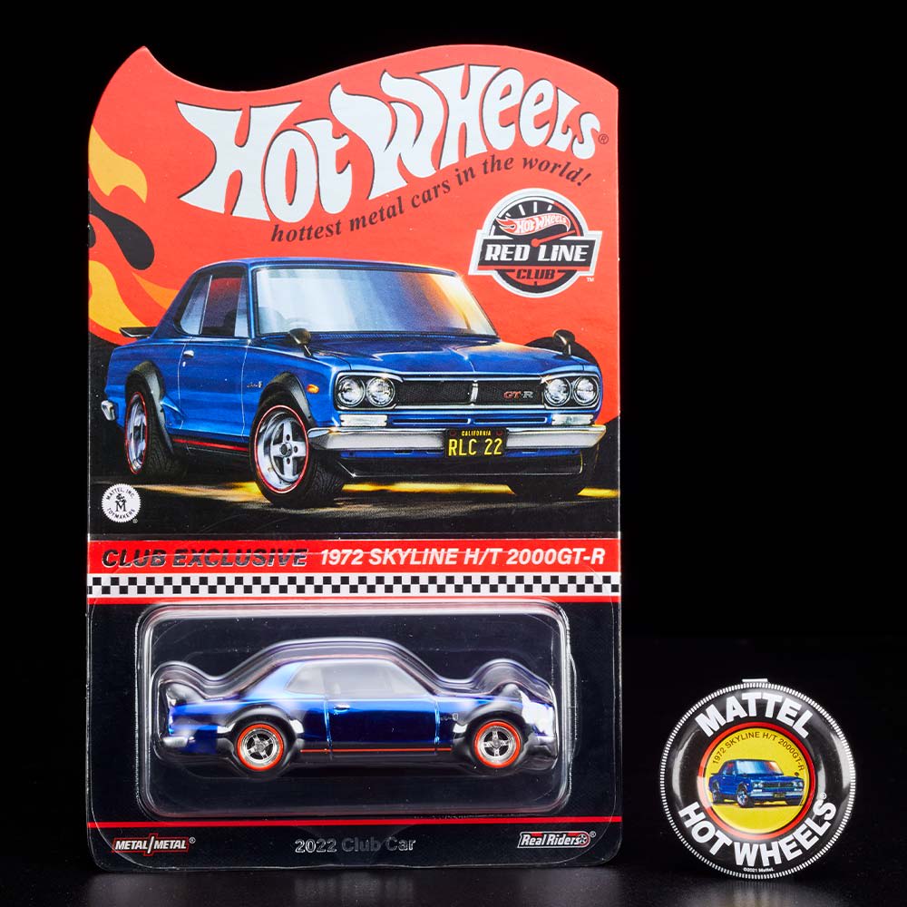 the package of a hot wheels collector item