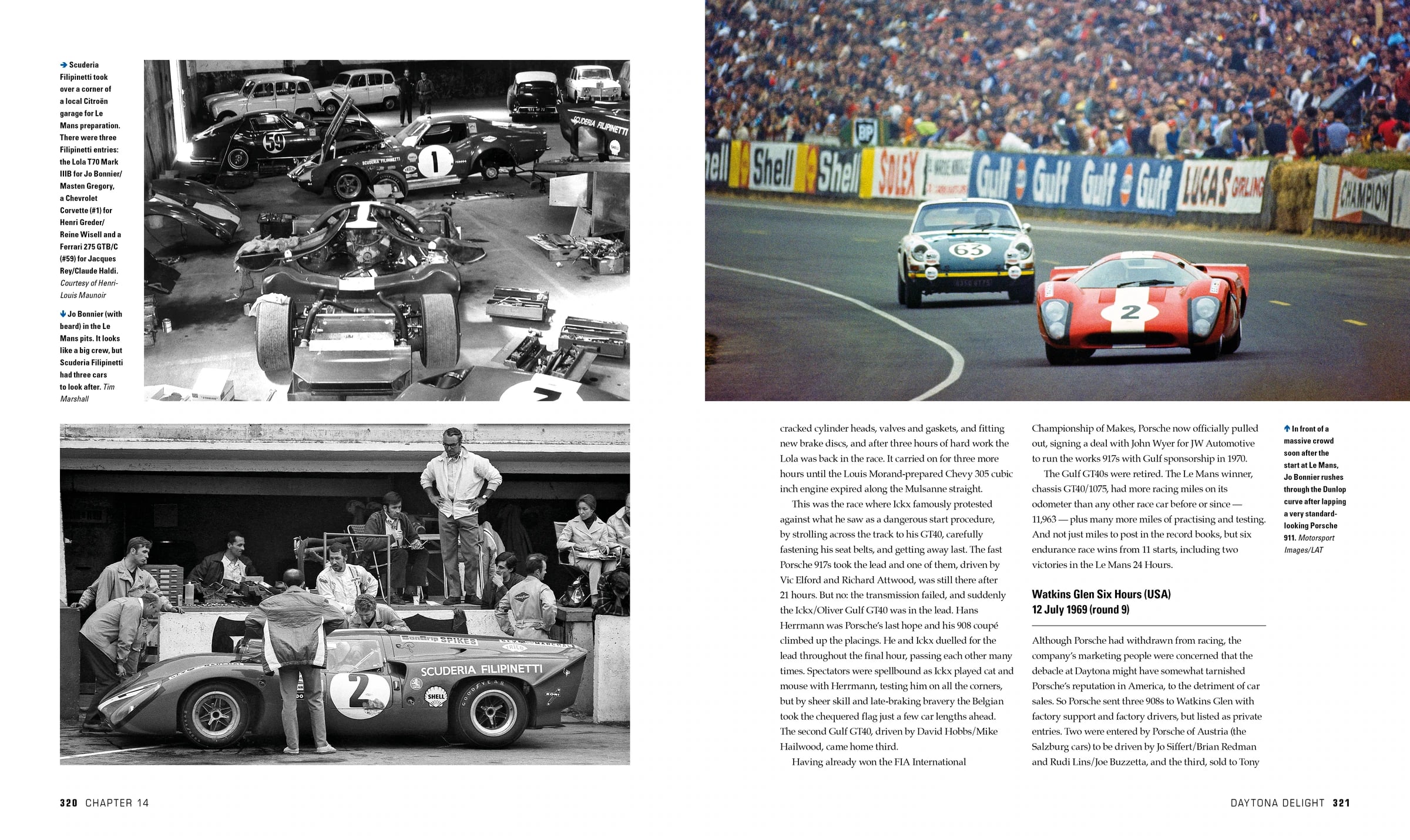 page spread from the book of Lola, featuring pages 320-321
