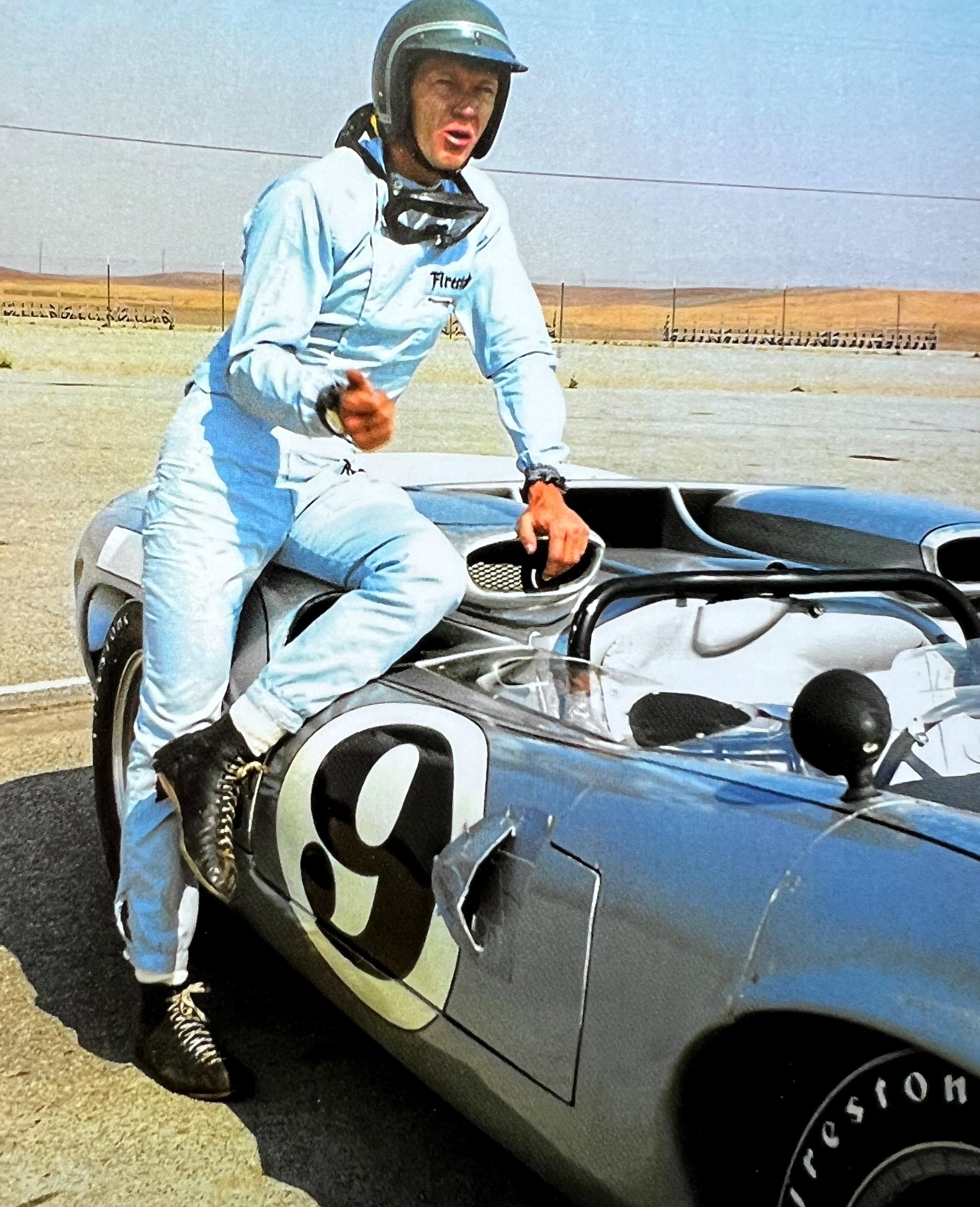Steve McQueen by his Lola