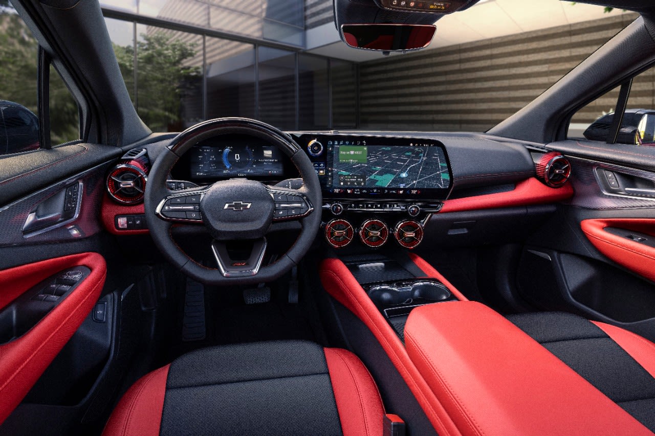 interior image of the 2024 Chevrolet Blazer EV